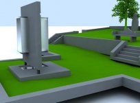 Propunere soclu monument - faza concept 